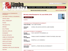 Tablet Screenshot of limbaromana.md